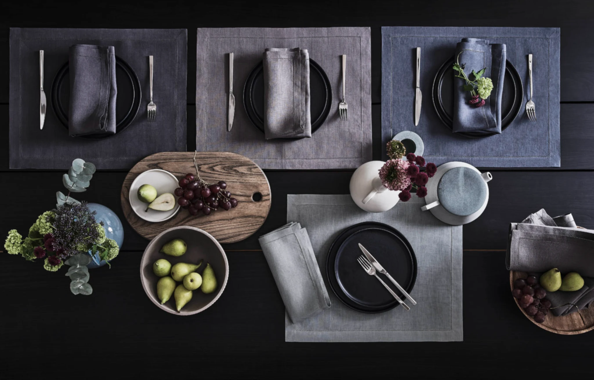 Frette interior styling and textile set design by Irene Baratto