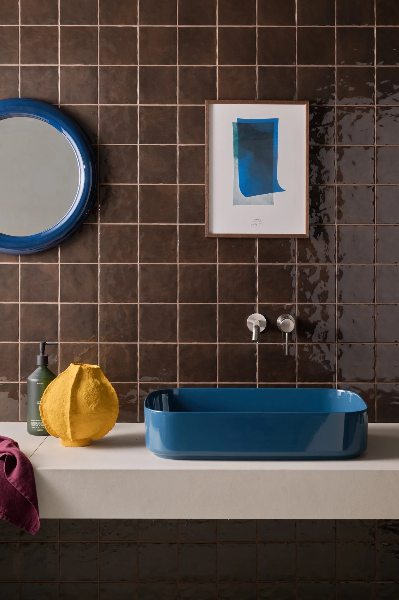 Marca Corona ceramic interior set design by Irene Baratto